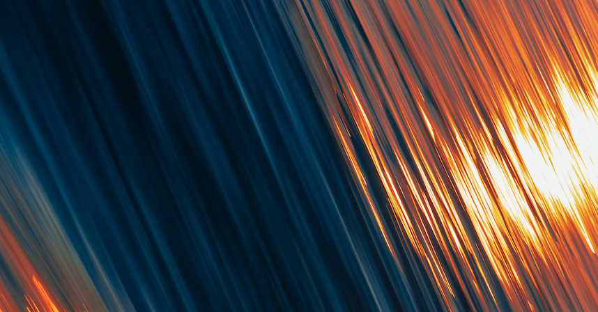 An abstract image of flowing color waves