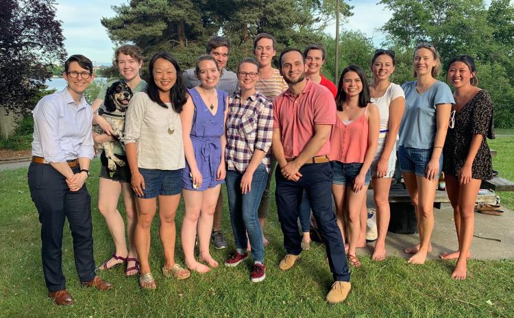 Photo of members of the Chu lab